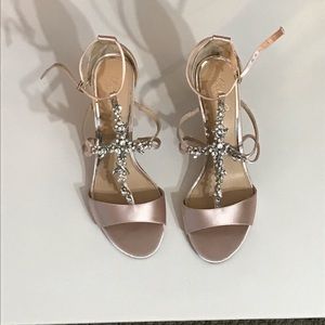 Satin Blush Rhinestones Badgley Mischa